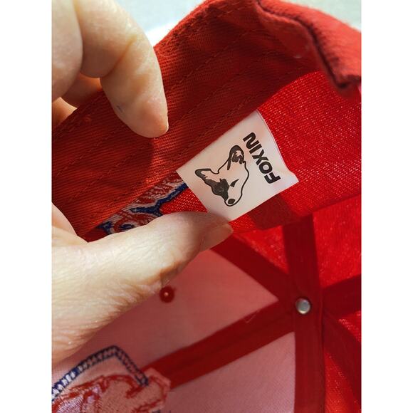 Spartan Red Foxin The Classics Snapback Baseball Cap Legends - Pre-Owned - READ - Picture 11 of 11